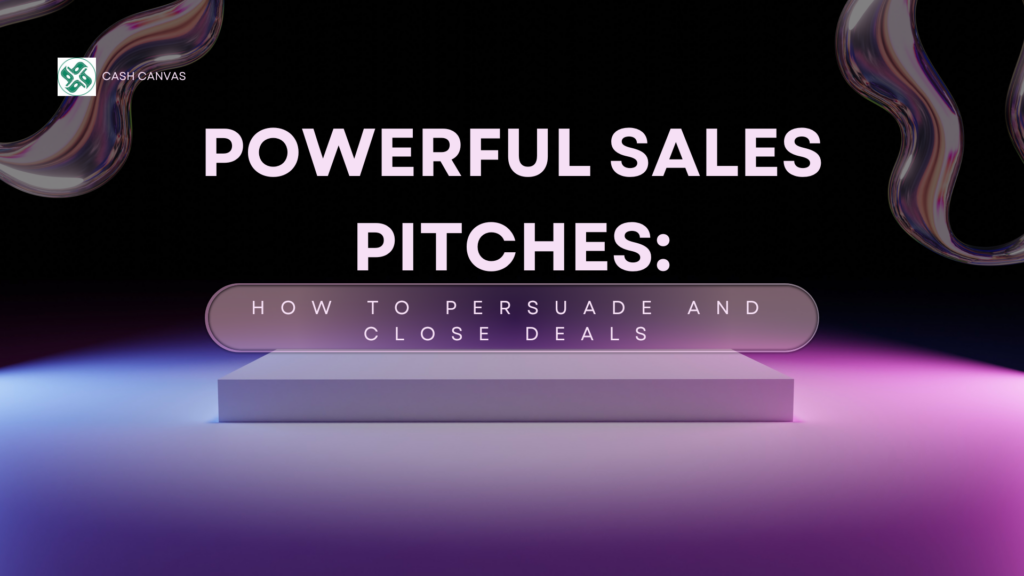 A strong sales pitch builds trust, solves customer needs, and drives decisions.